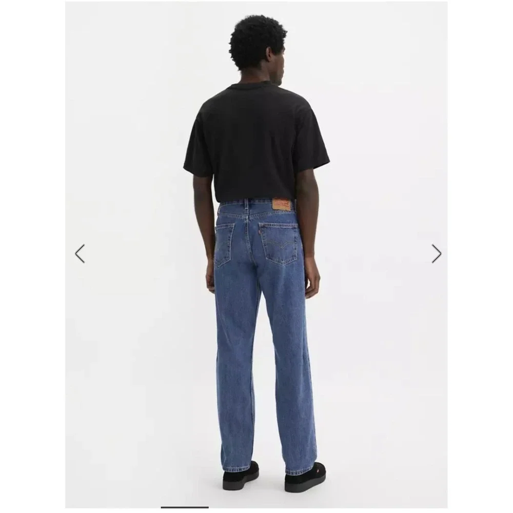 Levis 505 Regular Fit Straight Leg Jeans Mens 34x30‎ Blue Denim 00505-2538